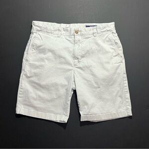 Men’s Vineyard Vines Khaki Flat Front Chino Shorts, Size 33, Inseam Length 8”